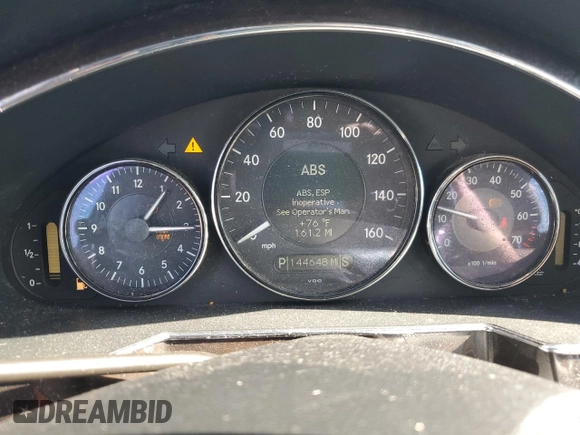 2007 Mercedes-Benz CLS-Class 5.5L with VIN WDDDJ72X87A094267, listed as a Copart auction lot 77334024 with 144,648 mi miles and Clean Title. Bid and sale history available at carsss.com. Image 9.