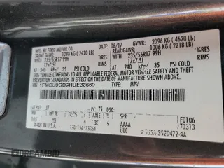 2017 Ford Escape SE with VIN 1FMCU0GD9HUE38669, listed as a Copart auction lot 47475085 with 159,041 mi miles and Salvage Title. Bid and sale history available at carsss.com. Image 13.