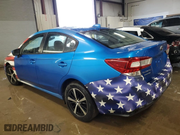 2023 Subaru Impreza Premium with VIN 4S3GKAV62P3600698, listed as a Copart auction lot 80282874 with 25,079 mi miles and Salvage title. Bid and sale history available at DreamBid. Image 2.