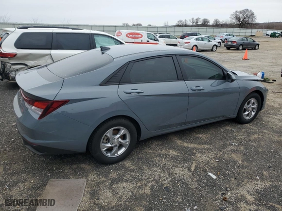 2021 Hyundai Elantra SE with VIN KMHLL4AG7MU177940, listed as a Copart auction lot 50993445 with 41,427 mi miles and Salvage Title. Bid and sale history available at carsss.com. Image 3.