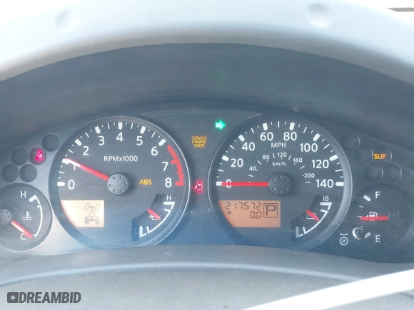 2005 Nissan Xterra S with VIN 5N1AN08W65C641010, listed as a IAAI auction lot 41651844 with 217,572 mi miles. Bid and sale history available at carsss.com. Image 7.