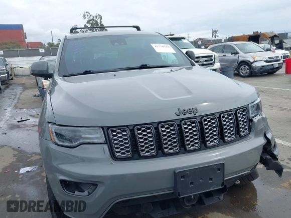 2022 Jeep Grand Cherokee WK Laredo E with VIN 1C4RJFAG4NC143834, listed as a IAAI auction lot 41778743 with 33,018 mi miles. Bid and sale history available at carsss.com. Image 12.