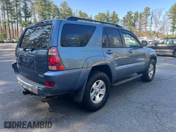 2004 Toyota 4Runner SR5 with VIN JTEBT14R340041772, listed as a Copart auction lot 54595695 with 210,561 mi miles and Clean Title. Bid and sale history available at DreamBid. Image 4.