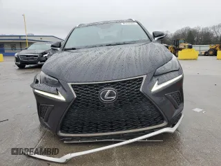 2021 Lexus NX 300 F Sport with VIN JTJSARBZXM2200591, listed as a Copart auction lot 45117425 with 65,373 mi miles and Salvage title. Bid and sale history available at DreamBid. Image 5.