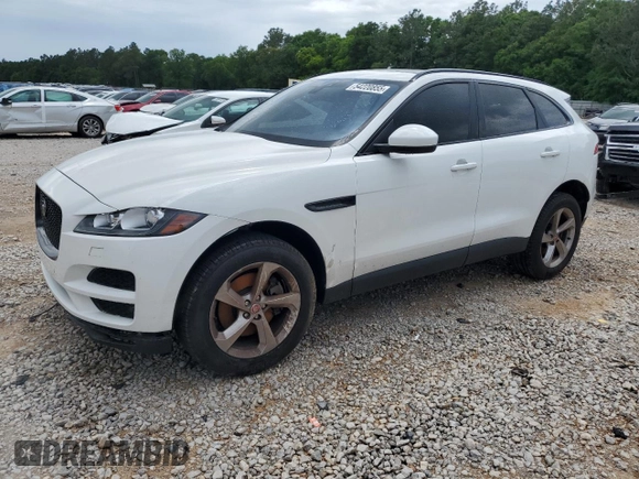 2017 Jaguar F-Pace 35t Premium with VIN SADCJ2BV3HA883472, listed as a Copart auction lot 54220855 with 92,678 mi miles and Clean title. Bid and sale history available at DreamBid. Image 1.