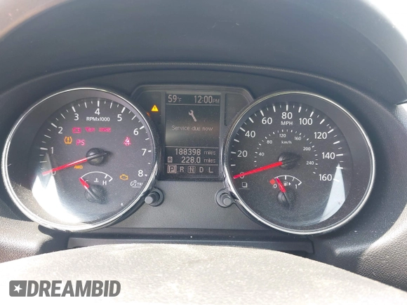 2012 Nissan Rogue S with VIN JN8AS5MV1CW354049, listed as a IAAI auction lot 42418811 with 188,398 mi miles and . Bid and sale history available at DreamBid. Image 7.