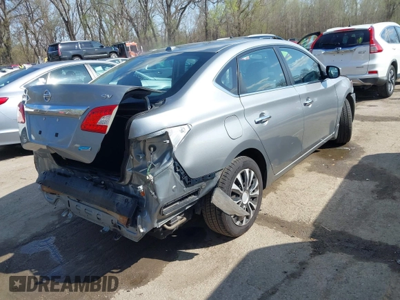 2013 Nissan Sentra SR with VIN 3N1AB7AP4DL645846, listed as a IAAI auction lot 41923706 with 39,328 mi miles and . Bid and sale history available at DreamBid. Image 4.