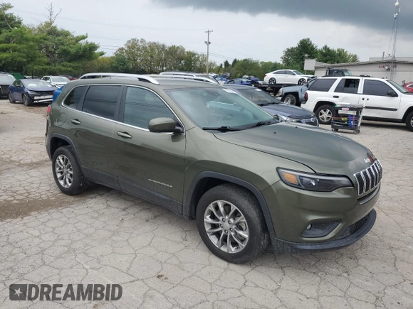 2021 Jeep Cherokee Latitude Lux with VIN 1C4PJLMNXMD144236, listed as a Copart auction lot 75487924 with 30,865 mi miles and Salvage Title. Bid and sale history available at carsss.com. Image 4.