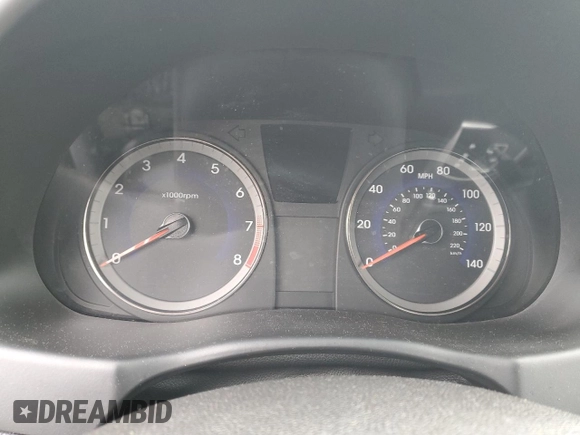 2012 Hyundai Accent GS with VIN KMHCT5AE3CU046765, listed as a Copart auction lot 57383685 with Not provided miles and Clean title. Bid and sale history available at DreamBid. Image 9.