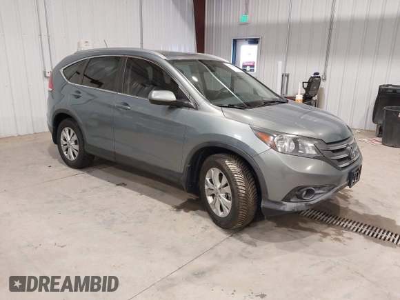 2012 Honda CR-V EX-L with VIN JHLRM4H70CC020419, listed as a IAAI auction lot 41814998 with 99,777 mi miles. Bid and sale history available at carsss.com. Image 1.