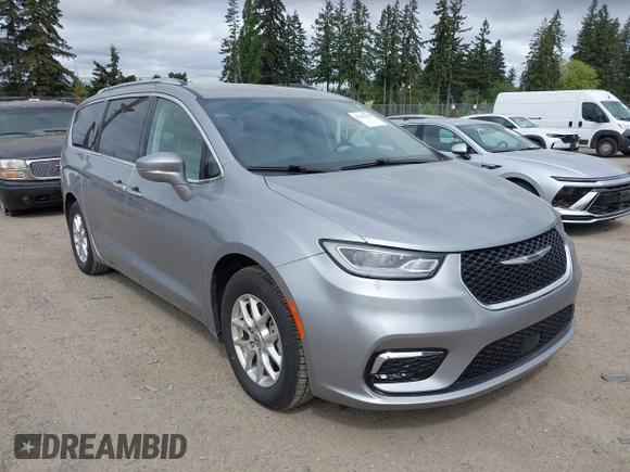 2021 Chrysler Pacifica Touring L with VIN 2C4RC1BG3MR552828, listed as a IAAI auction lot 42207838 with 67,917 mi miles and . Bid and sale history available at DreamBid. Image 1.