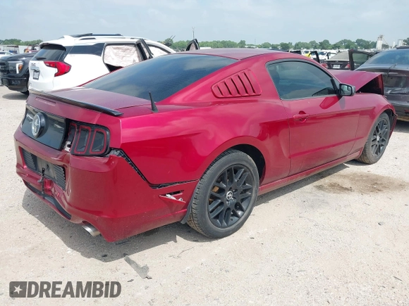 2014 Ford Mustang V6 with VIN 1ZVBP8AM7E5299126, listed as a IAAI auction lot 42343555 with 115,331 mi miles and . Bid and sale history available at DreamBid. Image 4.