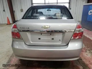 2009 Chevrolet Aveo LS with VIN KL1TD56E79B317607, listed as a Copart auction lot 84803254 with 84,242 mi miles and Salvage Title. Bid and sale history available at carsss.com. Image 6.