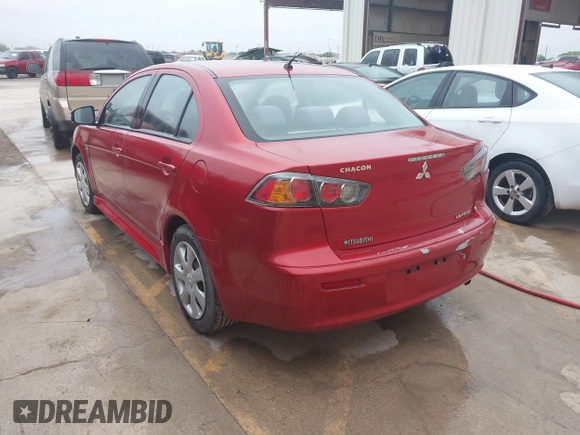 2015 Mitsubishi Lancer ES with VIN JA32U2FU7FU003772, listed as a IAAI auction lot 42127352 with 130,281 mi miles. Bid and sale history available at carsss.com. Image 3.