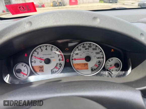 2013 Nissan Frontier SV with VIN 1N6AD0EV3DN736563, listed as a Copart auction lot 57353445 with 174,314 mi miles and Clean title. Bid and sale history available at DreamBid. Image 8.