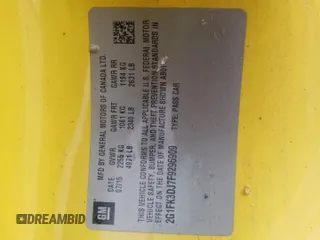 2015 Chevrolet Camaro SS z VIN 2G1FK3DJ7F9296909, wystawiony jako Copart lot #60481975 z przebiegiem 100 443 mil mil oraz Czysty tytuł • Clean title. Historia ofert i sprzedaży dostępna na DreamBid. Obrazek 12.