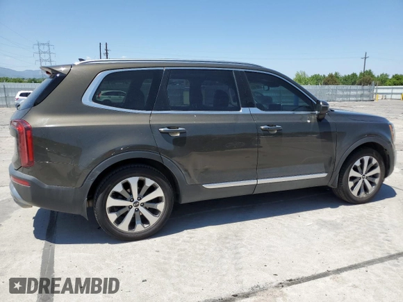 2020 Kia Telluride S with VIN 5XYP64HC9LG030907, listed as a Copart auction lot 59674855 with 85,351 mi miles and Salvage title. Bid and sale history available at DreamBid. Image 3.