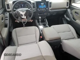 2023 Nissan Frontier SV with VIN 1N6ED1FK8PN605547, listed as a Copart auction lot 43208425 with 29,797 mi miles and Salvage Title. Bid and sale history available at carsss.com. Image 8.