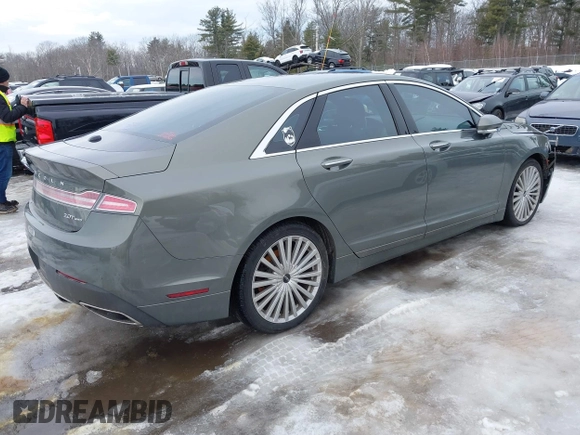 2017 Lincoln MKZ Reserve with VIN 3LN6L5F98HR612846, listed as a IAAI auction lot 41633453 with 112,213 mi miles. Bid and sale history available at carsss.com. Image 4.