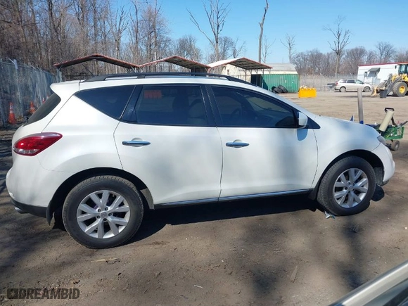 2013 Nissan Murano SL with VIN JN8AZ1MW9DW309830, listed as a IAAI auction lot 41710937 with 119,011 mi miles. Bid and sale history available at carsss.com. Image 14.
