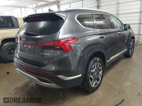2023 Hyundai Santa Fe Hybrid SEL Premium with VIN 5NMS3DA14PH011334, listed as a Copart auction lot 54671685 with 45,756 mi miles and Salvage Title. Bid and sale history available at carsss.com. Image 3.