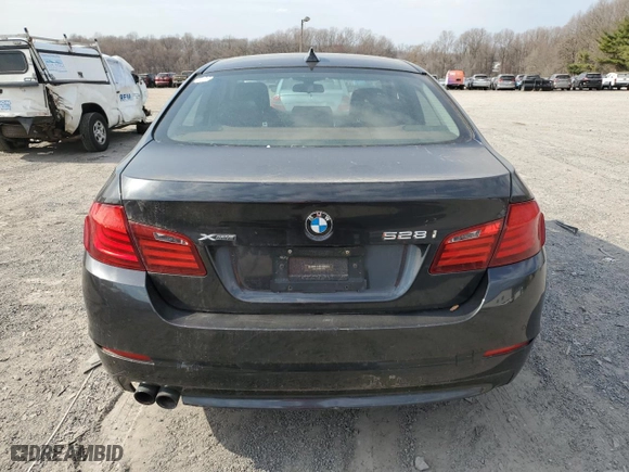 2013 BMW 5 Series 528i xDrive with VIN WBAXH5C50DD113275, listed as a Copart auction lot 50080735 with 128,872 mi miles and Clean Title. Bid and sale history available at carsss.com. Image 6.