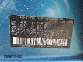 2017 Subaru Impreza Premium z VIN 4S3GKAB66H3606347, wystawiony jako Copart lot #49487925 z przebiegiem 104 199 mil mil oraz Nie do naprawy • Non repairable. Historia ofert i sprzedaży dostępna na DreamBid. Obrazek 14.