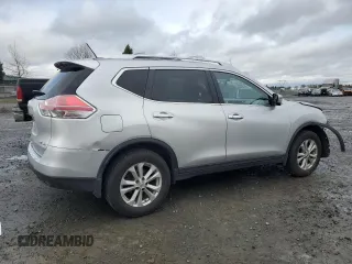 2016 Nissan Rogue S with VIN KNMAT2MVXGP628405, listed as a Copart auction lot 49005125 with 100,948 mi miles and Salvage Title. Bid and sale history available at carsss.com. Image 3.