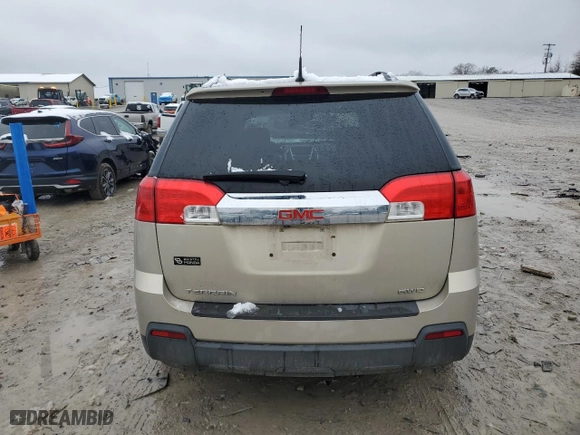 2012 GMC Terrain SLT-1 with VIN 2GKFLVEK8C6382254, listed as a Copart auction lot 45882015 with 106,725 mi miles and Salvage Title. Bid and sale history available at carsss.com. Image 6.