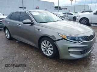 2016 Kia Optima EX with VIN 5XXGU4L39GG107329, listed as a IAAI auction lot 42455013 with 109,364 mi miles and . Bid and sale history available at DreamBid. Image 1.