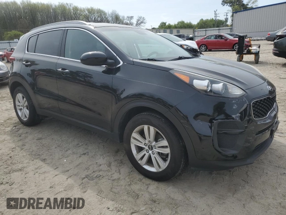 2018 Kia Sportage LX with VIN KNDPM3AC7J7424071, listed as a Copart auction lot 51664645 with 38,269 mi miles and Salvage Title. Bid and sale history available at carsss.com. Image 4.