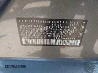 2019 Volkswagen Jetta S с VIN 3VWC57BU2KM209647, выставлен на аукционе IAAI как лот 42415034 с пробегом 150 303 миль миль и . История ставок и продаж доступна на DreamBid. Изображение 9.