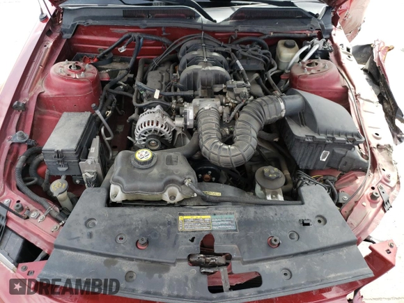 2008 Ford Mustang Deluxe with VIN 1ZVHT80NX85140251, listed as a Copart auction lot 52369645 with 143,646 mi miles and Salvage Title. Bid and sale history available at carsss.com. Image 11.