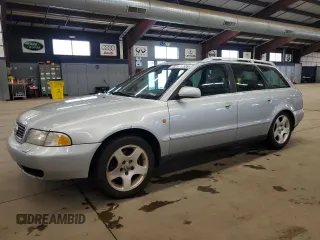 1998 Audi A4 with VIN WAUGD28D9WA228097, listed as a Copart auction lot 52101205 with 157,087 mi miles and Clean Title. Bid and sale history available at carsss.com. Image 1.