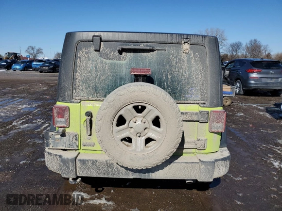 2016 Jeep Wrangler Unlimited Sport RHD with VIN 1C4BJWKG0GL321550, listed as a Copart auction lot 47877395 with 179,573 mi miles and Salvage title. Bid and sale history available at DreamBid. Image 6.