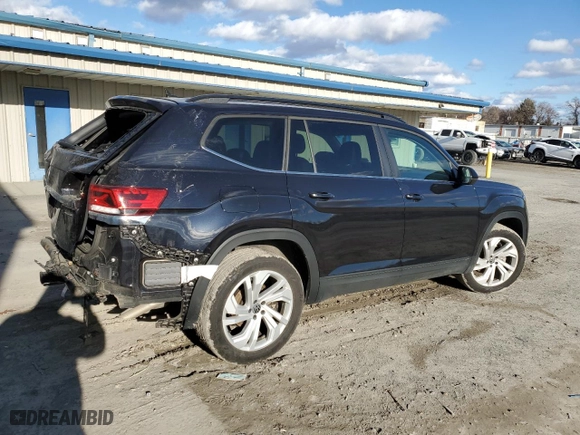 2023 Volkswagen Atlas 3.6L V6 SE w/Technology with VIN 1V2HR2CA7PC501368, listed as a Copart auction lot 48083805 with NaN miles and Salvage Title. Bid and sale history available at carsss.com. Image 3.