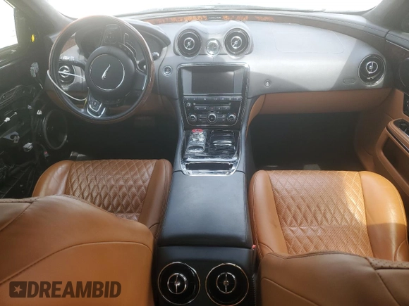 2017 Jaguar XJ Portfolio with VIN SAJWJ2GD7H8W11167, listed as a Copart auction lot 57103195 with 17,355 mi miles and Salvage title. Bid and sale history available at DreamBid. Image 8.