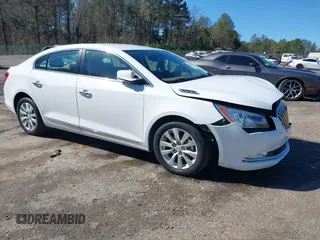 2014 Buick LaCrosse Leather with VIN 1G4GB5GR9EF234664, listed as a IAAI auction lot 41667069 with 80,996 mi miles and . Bid and sale history available at DreamBid. Image 1.