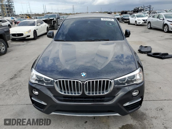 2018 BMW X4 xDrive28i with VIN 5UXXW3C51J0T82352, listed as a Copart auction lot 37473134 with 34,220 mi miles. Bid and sale history available at carsss.com. Image 5.