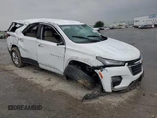 2023 Chevrolet Traverse LS z VIN 1GNERFKW3PJ343638, wystawiony jako Copart lot #57593185 z przebiegiem 20 270 mil mil oraz Szkoda całkowita • Salvage title. Historia ofert i sprzedaży dostępna na DreamBid. Obrazek 4.