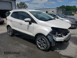 2018 Ford EcoSport Titanium z VIN MAJ6P1WL0JC205255, wystawiony jako Copart lot #57236765 z przebiegiem 53 808 mil mil oraz Szkoda całkowita • Salvage title. Historia ofert i sprzedaży dostępna na DreamBid. Obrazek 4.