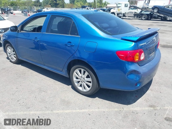 2009 Toyota Corolla with VIN 1NXBU40E29Z015813, listed as a IAAI auction lot 42332036 with 134,866 mi miles and . Bid and sale history available at DreamBid. Image 3.