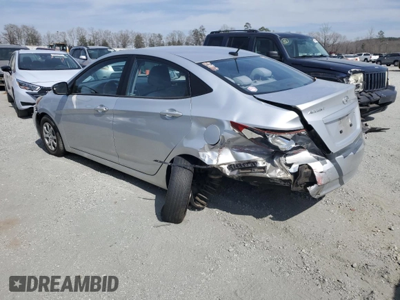 2014 Hyundai Accent GLS with VIN KMHCT4AE7EU638117, listed as a Copart auction lot 49816955 with 189,255 mi miles and Salvage Title. Bid and sale history available at carsss.com. Image 2.