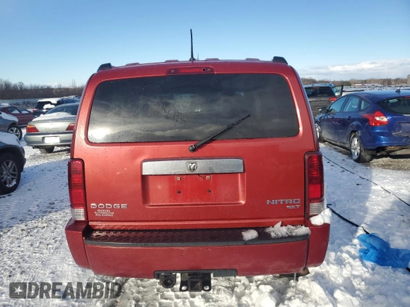 2010 Dodge Nitro SXT с VIN 1D4PU5GK2AW138146, выставлен на аукционе Copart как лот 83093314 с пробегом 175 992 миль миль и Чистый • Clean title. История ставок и продаж доступна на DreamBid. Изображение 6.