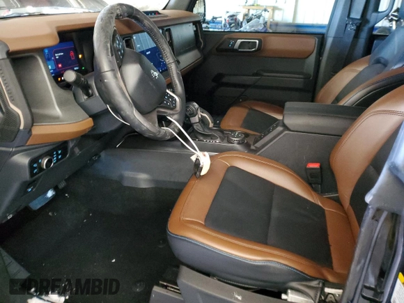 2024 Ford Bronco Outer Banks with VIN 1FMEE8BP2RLA52513, listed as a Copart auction lot 89220535 with 7,811 mi miles and Salvage title. Bid and sale history available at DreamBid. Image 7.