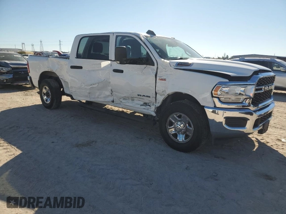 2021 Ram 2500 Tradesman with VIN 3C6UR4HJ3MG674101, listed as a Copart auction lot 80326744 with 79,235 mi miles and Salvage title. Bid and sale history available at DreamBid. Image 4.