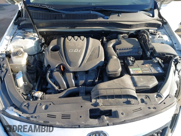2013 Kia Optima LX with VIN KNAGM4A72D5362553, listed as a IAAI auction lot 42004593 with 127,918 mi miles. Bid and sale history available at carsss.com. Image 10.