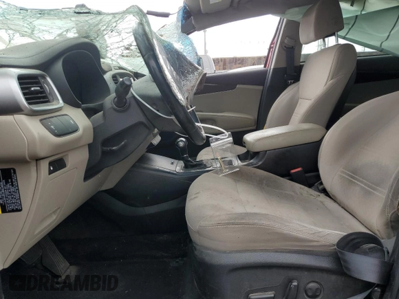 2017 Kia Sorento LX with VIN 5XYPG4A33HG294350, listed as a Copart auction lot 53995425 with 191,082 mi miles and Salvage Title. Bid and sale history available at carsss.com. Image 7.