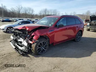 2025 Mazda CX-70 S Premium with VIN JM3KJDHC8S1104378, listed as a Copart auction lot 48402505 with 7,246 mi miles and Salvage title. Bid and sale history available at DreamBid. Image 1.