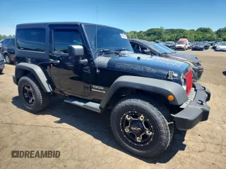 2013 Jeep Wrangler Sport with VIN 1C4AJWAG8DL693145, listed as a Copart auction lot 65591835 with 93,313 mi miles and Salvage title. Bid and sale history available at DreamBid. Image 4.